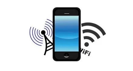 手机 Wi‑Fi 网络连接示意图